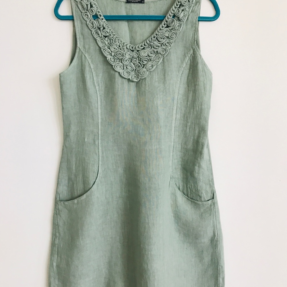 Lung O L’arno Made In Italy Linen Dress